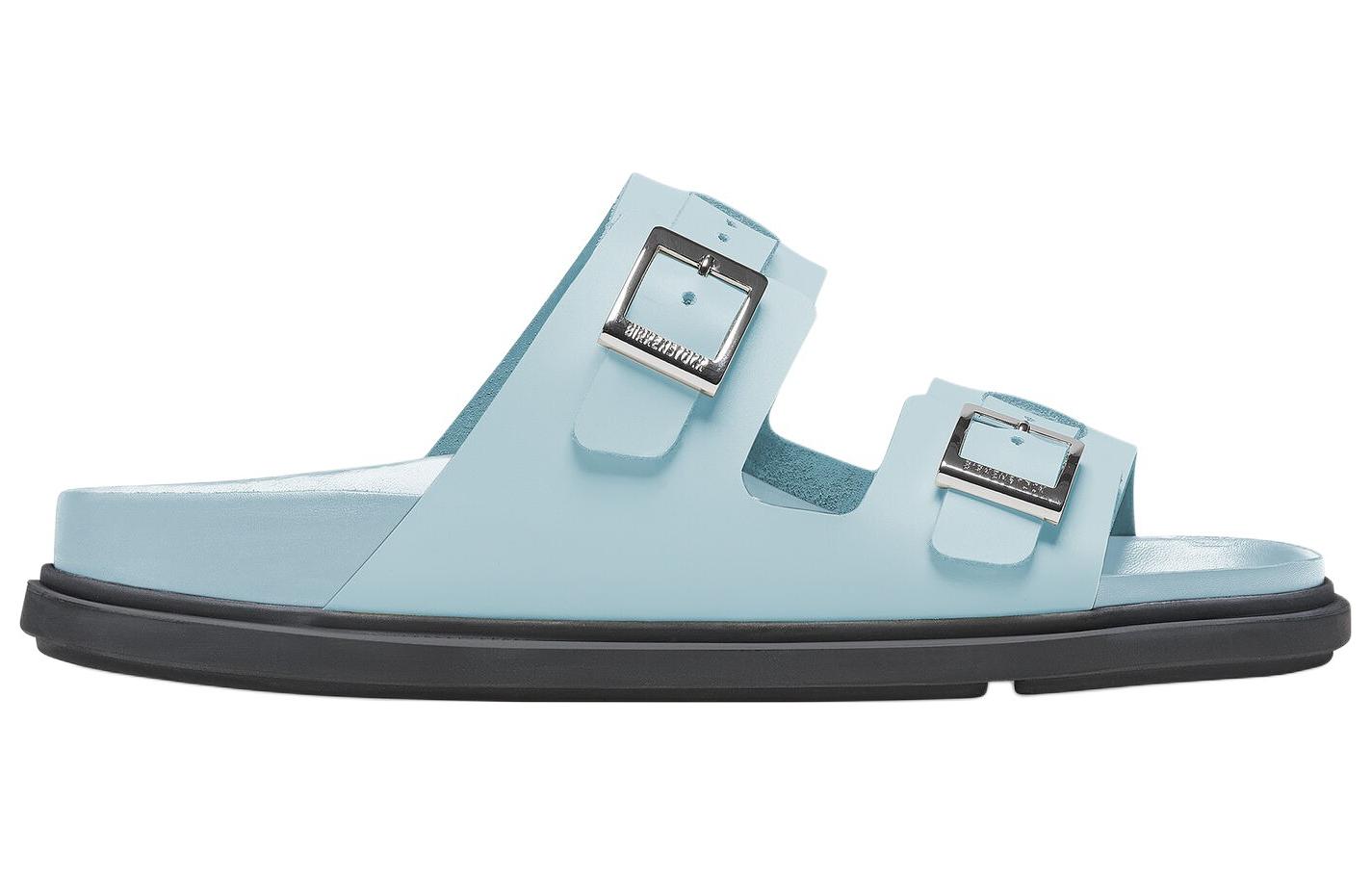 Birkenstock Slide Slippers Women's Mineral Blue Narrow купить в интернет-магазине Yoocart с быстрой доставкой по России.