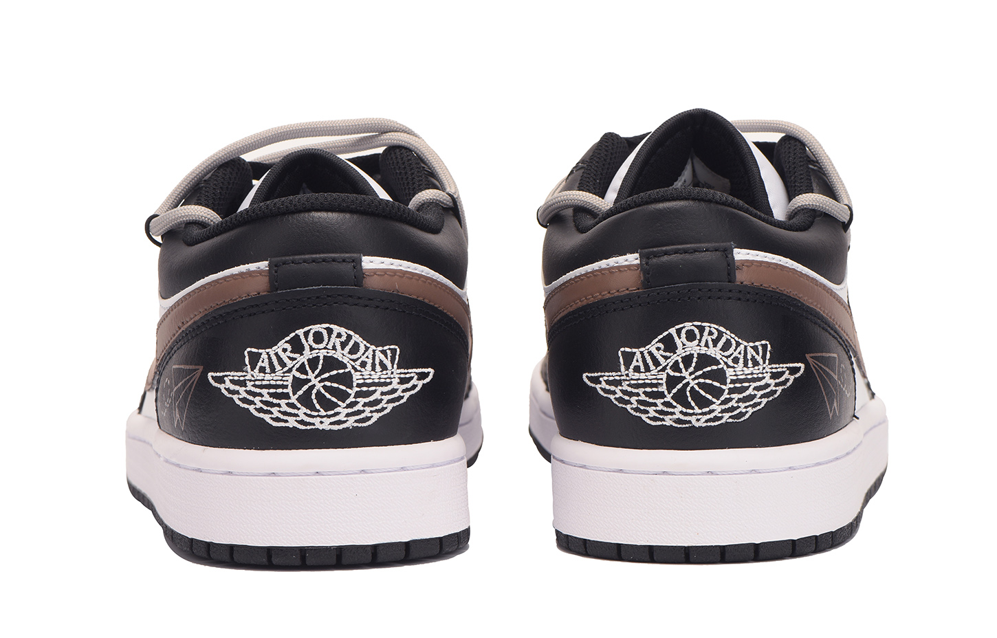 Jordan Air Jordan 1 Slip Resistant Coverage Low Top Vintage Basketball Shoes Men's Black Brown купить в интернет-магазине Yoocart с быстрой доставкой по России.