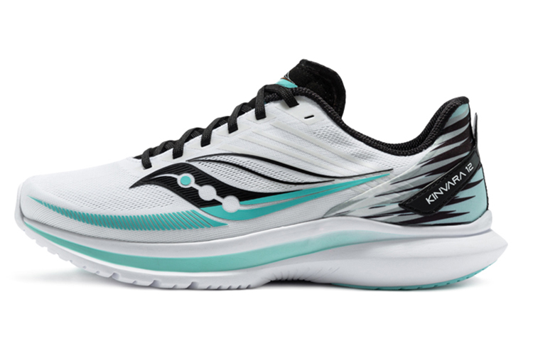 Saucony Kinvara 12 Running Shoes Women's Low-Top White Blue Orange