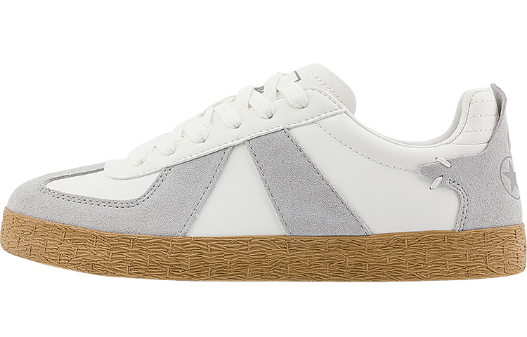 Kappa Low Top Skateboard Shoes Unisex White Gray