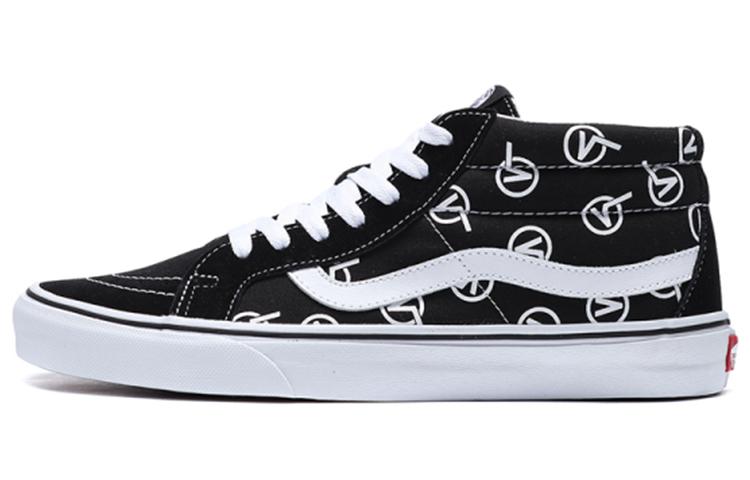 Vans SK8 Mid Logo 'Black White'