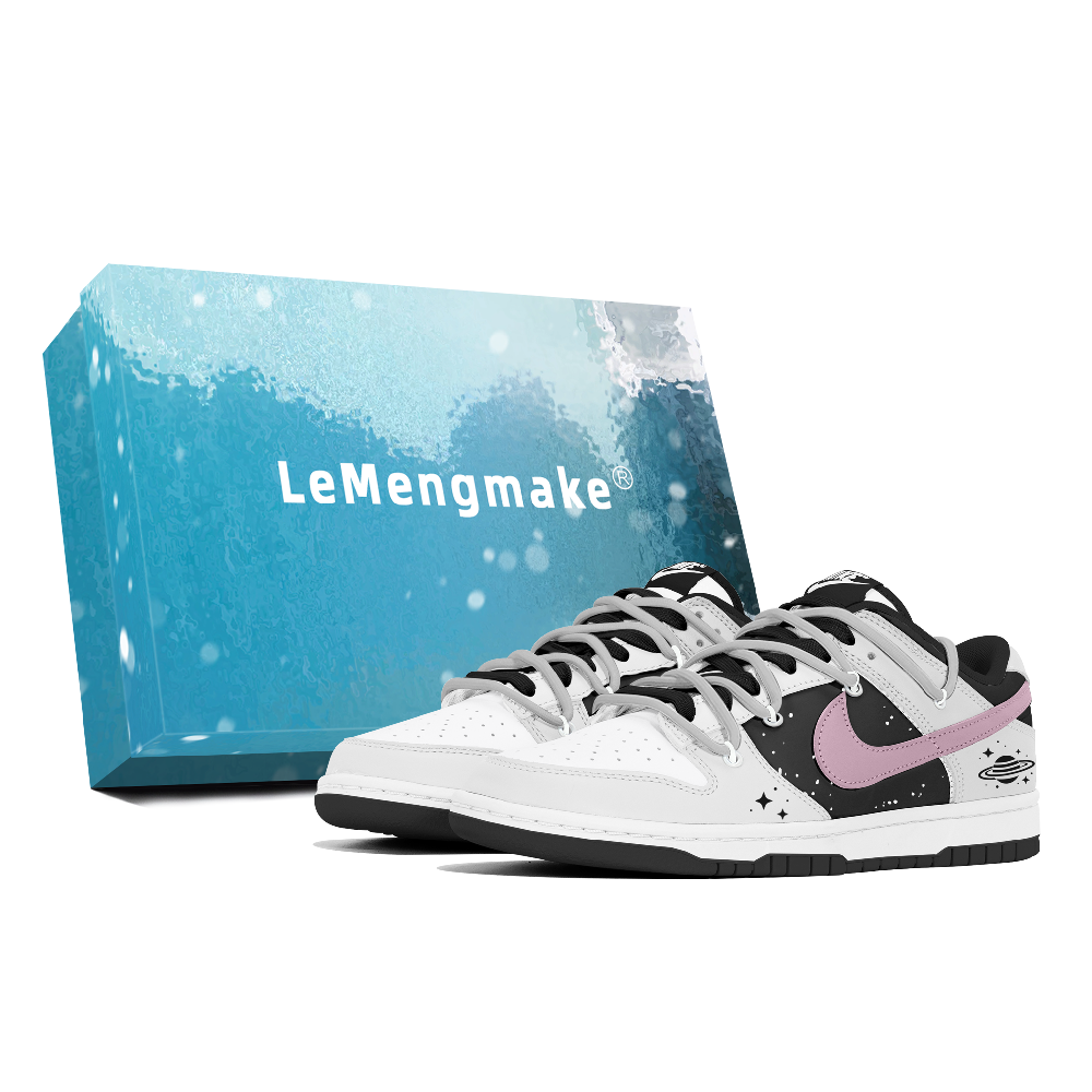 Nike Dunk Abrasion Resistant Low Top Skateboard Shoes Unisex Gray