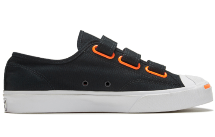 Jack Purcell Converse Low Easy-On 'Black Total Orange'