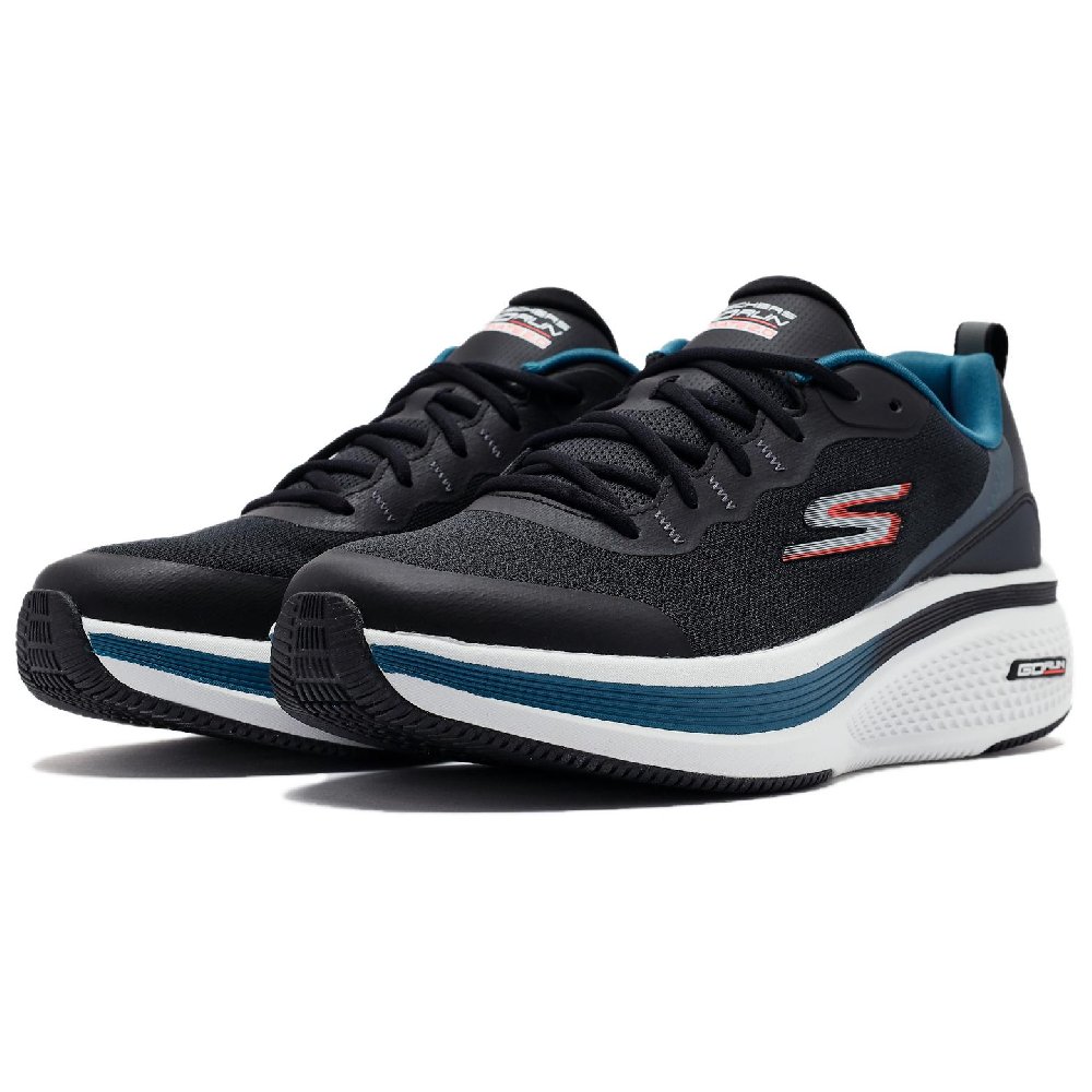 Skechers MEN'S GO Cushioning Coverage Low Top Training For Long Distance Running Shoes Men's Black