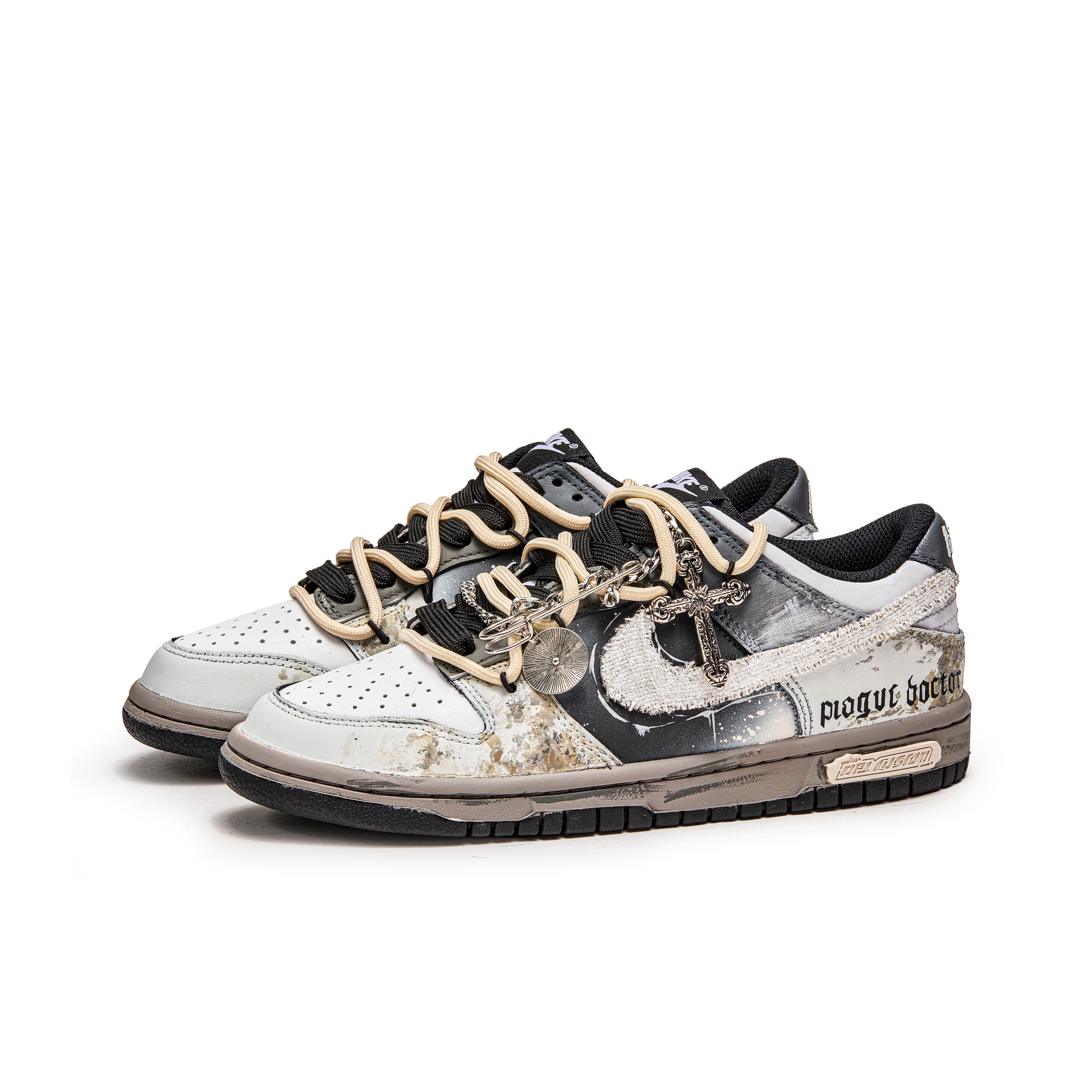 Nike Dunk Street Graffiti Cushioning Quick Dry Abrasion Resistant Balance Low top Skateboard Shoes Unisex купить в интернет-магазине Yoocart с быстрой доставкой по России.