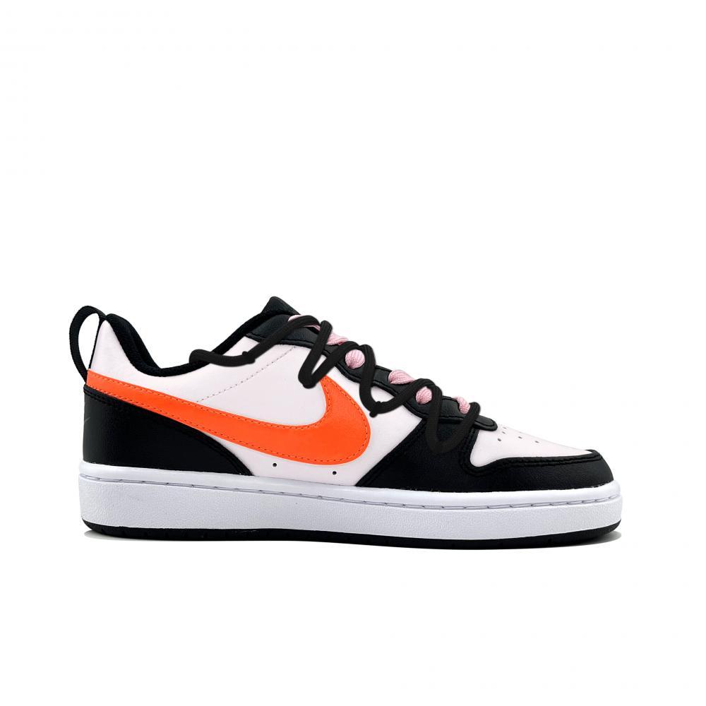 Nike Court Borough 2 Low Top Skateboard Shoes GS Black Pink купить в интернет-магазине Yoocart с быстрой доставкой по России.