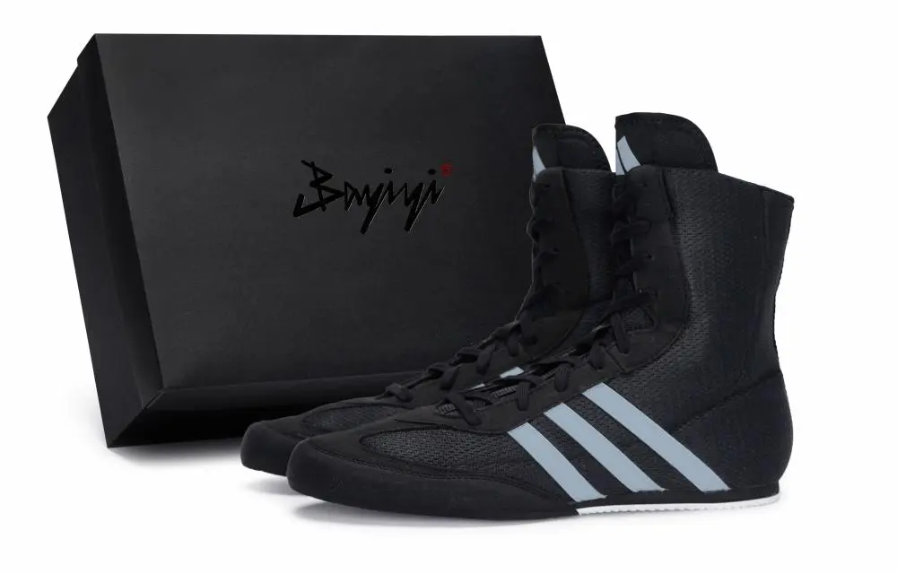 Adidas Box Hog 2.0 Training Shoes Unisex High top Blue Gray