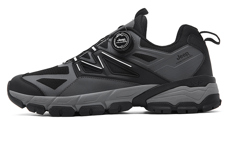 Jeep Low-Top Outdoor Shoes Men's Black