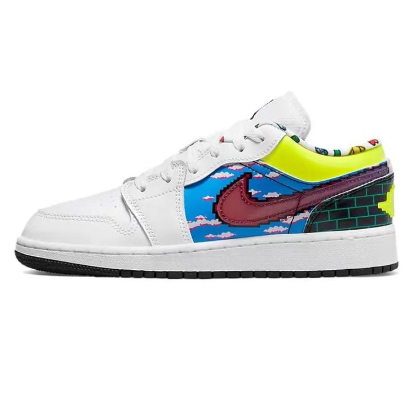 Jordan Air Jordan 1 Low-Top Vintage Basketball Shoes GS Purple купить в интернет-магазине Yoocart с быстрой доставкой по России.