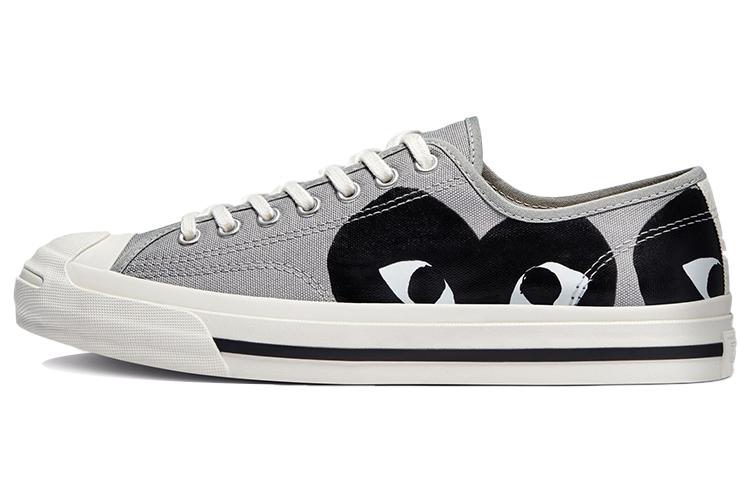 Converse Jack Purcell Comme Des Garcons Play Grey Black
