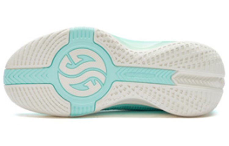 361° Zen 3 Basketball Shoes Women's Mid top Feather White/Wave Green