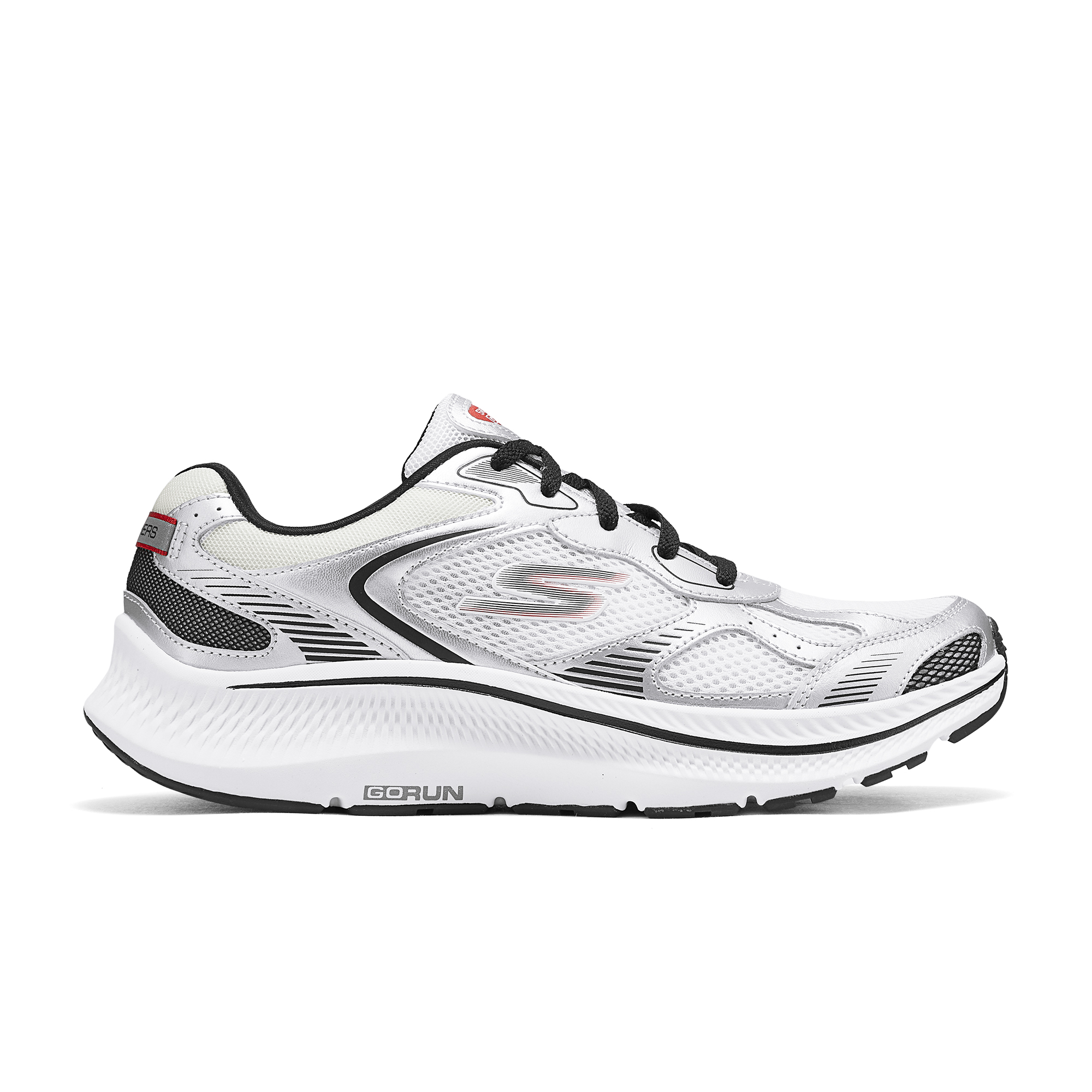 Skechers Go Run Consistent 2.0 Abrasion Resistant Low top Casual Running Shoes Men's White Black купить в интернет-магазине Yoocart с быстрой доставкой по России.