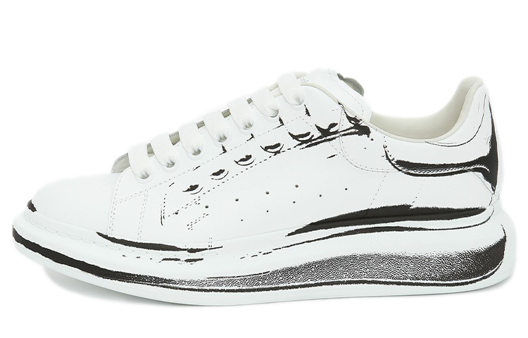 Alexander McQueen Oversized White Black Print
