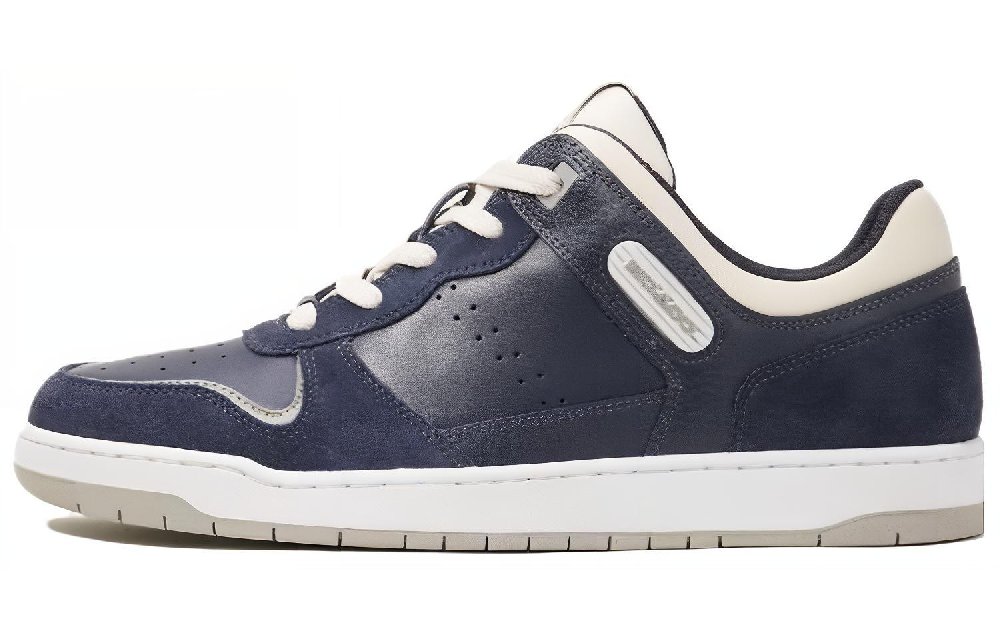 COACH Low-Top Skateboard Shoes Men's Marine Blue