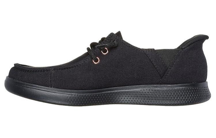 Skechers Cushioned Slip-Resistant Breathable Low-Top Casual Shoes Women's Black