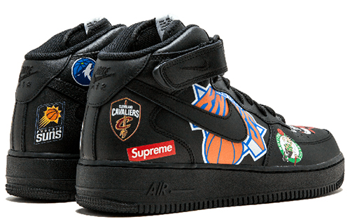 Nike Air Force 1 Mid Supreme Nba Black купить в интернет-магазине Yoocart с быстрой доставкой по России.