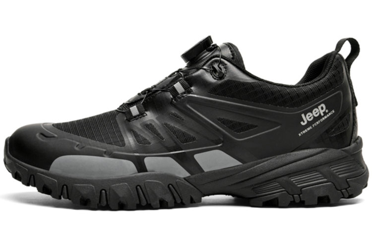 Jeep Cushioning Anti Slip, Wear Resistant, Water Resistant, Coverage Support Low Top Casual Shoes Men's Black