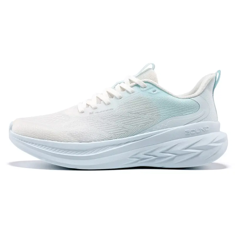 361° Slip Resistant, Abrasion Resistant, Breathable Low Top Casual Running Shoes Men's White Blue
