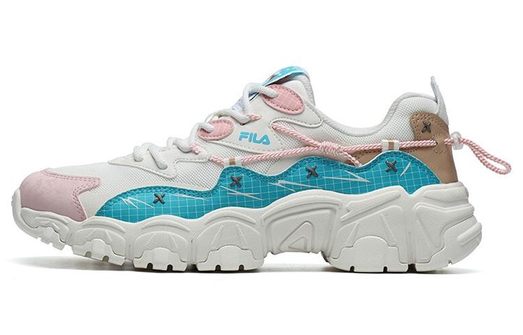 FILA Cat Claw Low Top Chunky Sneakers Women's White Blue