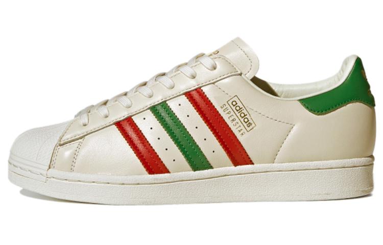 Adidas Superstar 'Off White Scarlet Green'
