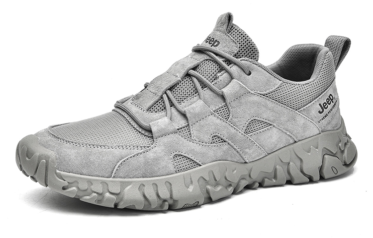 Jeep Low Top Outdoor Shoes Men's Gray купить в интернет-магазине Yoocart с быстрой доставкой по России.
