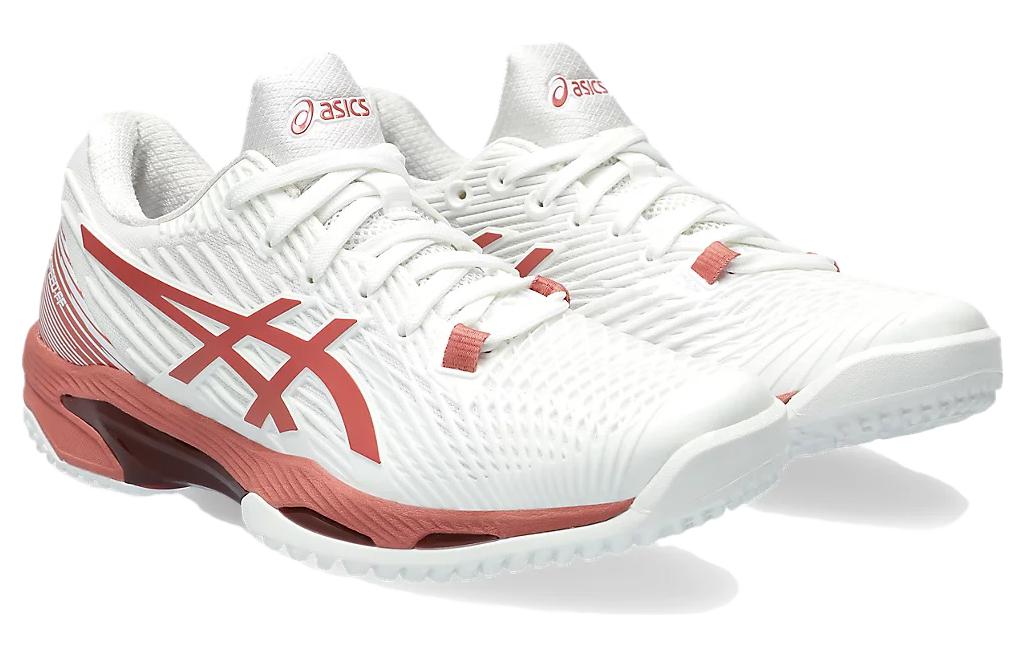 Asics Solution Speed FF 2 OC Cushioning Low top Tennis Shoes Women's Red White купить в интернет-магазине Yoocart с быстрой доставкой по России.
