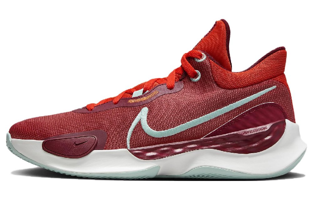 NIKE Renew Elevate 3 Баскетбольные кроссовки Низкие Красные Мужские