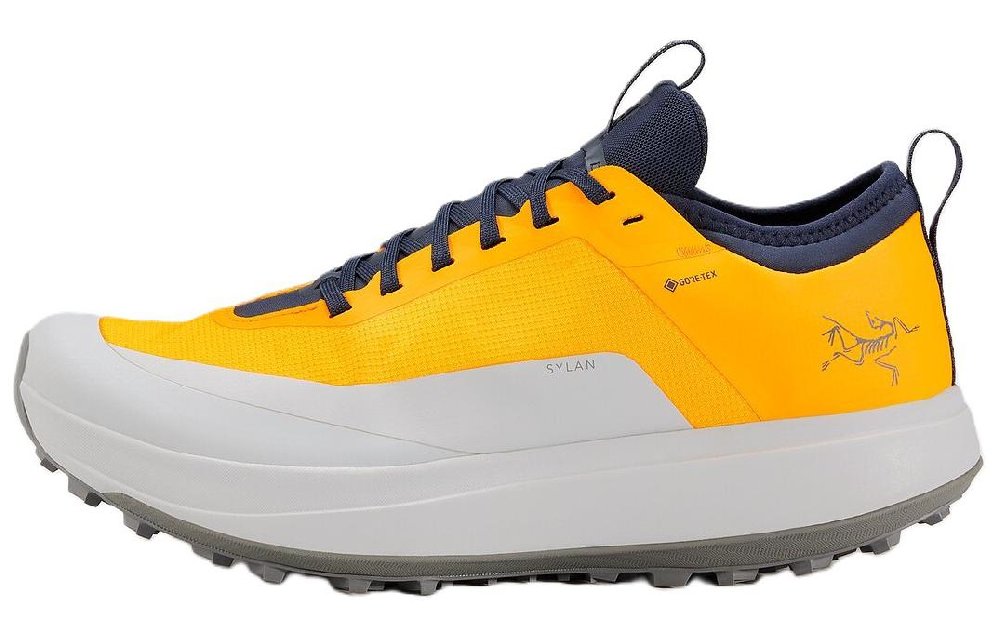 Arcteryx SYLAN Anti-Slip Wear-Resistant Low-Top Running Shoes Men's Orange Gray