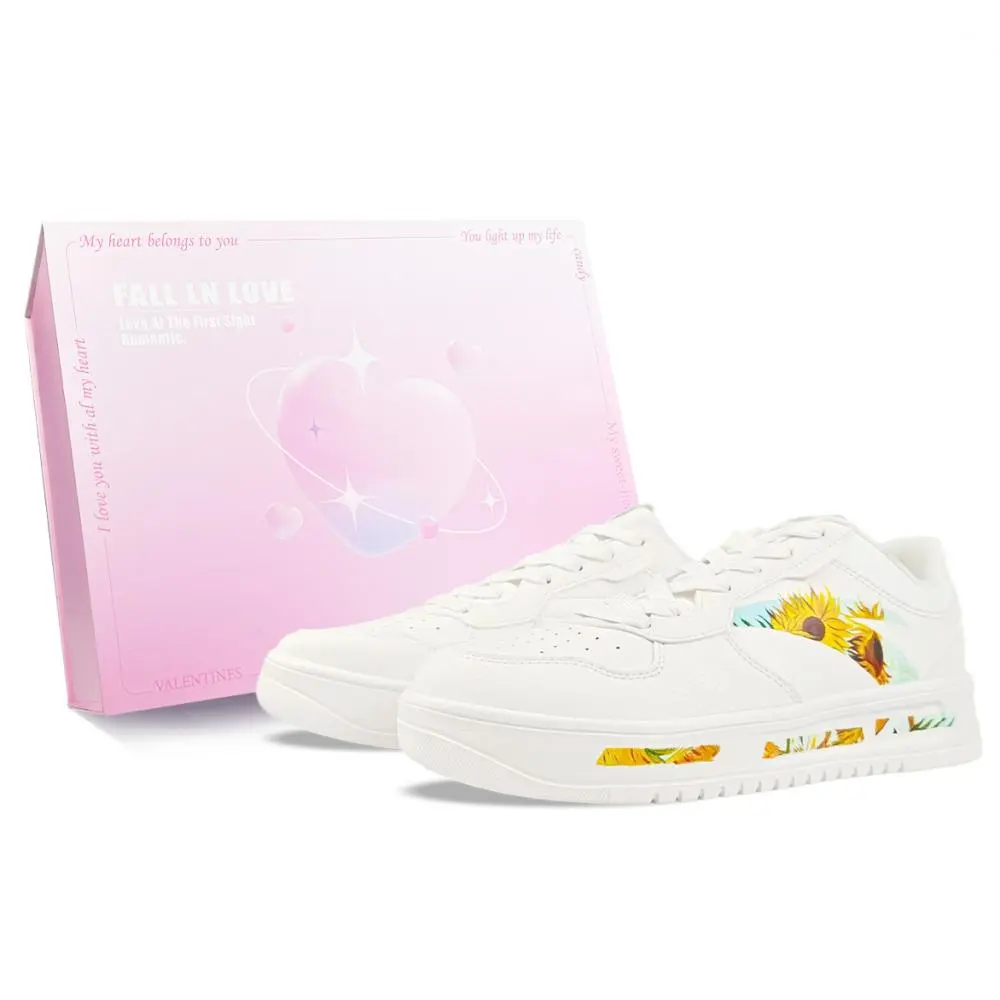 Anta Relaxed Slip Resistant Cushioning Coverage Low Top Skateboard Shoes Men's White
