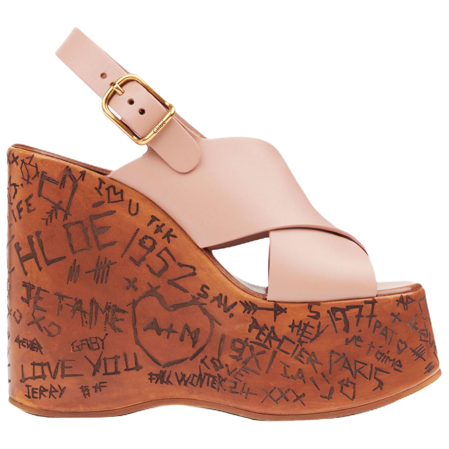 Chloé Maxime Wedge Sandals Women's