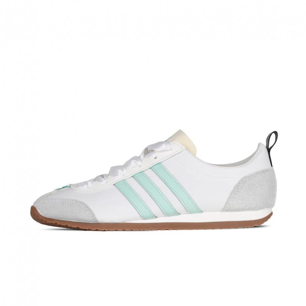 Adidas Neo VS JOG 2.0 Sea Salt Cream Cushioning Wear-Resistant Low-Top Casual Shoes Unisex Beige White Blue