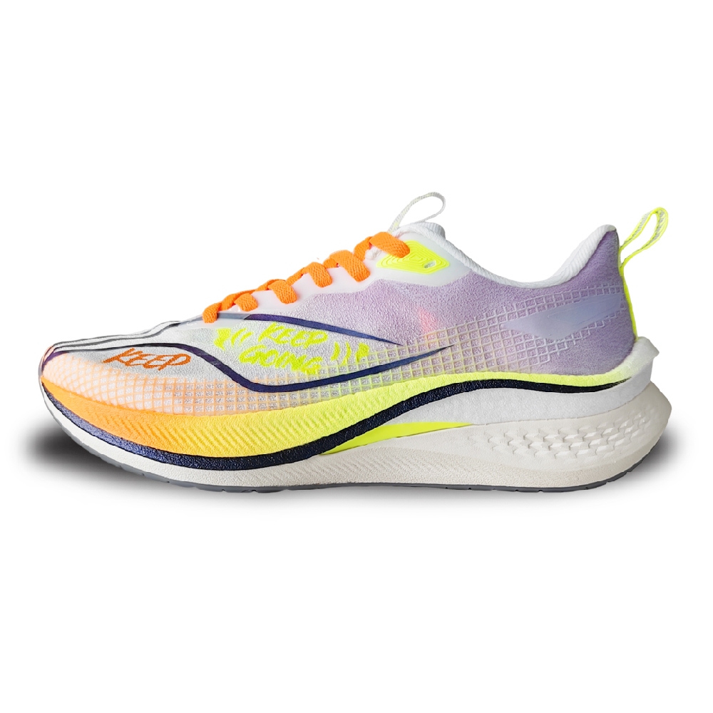 LINING Red Hare 7 Pro Running Shoes Men Low-Top White/Orange/Green