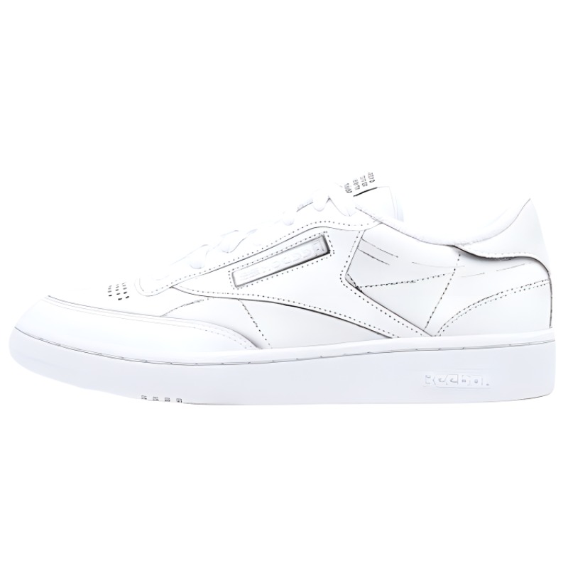 Reebok x Maison Margiela Low-Top Stylish Skateboarding Shoes Women's White