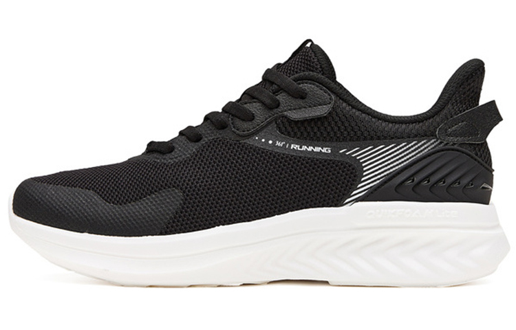 361° Slip-Resistant Breathable Lightweight Low-Top Sports Casual Shoes Women's Black White