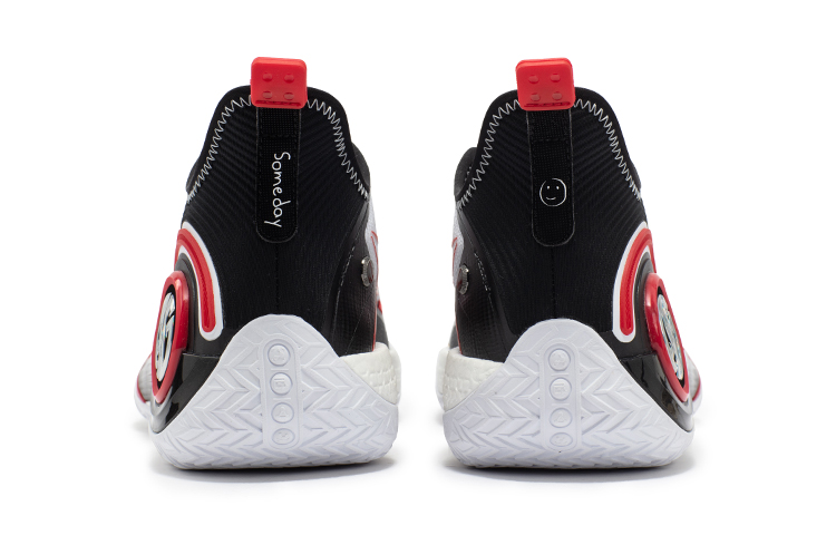 361° AG4 Basketball Shoes Men Low-Top Black/White