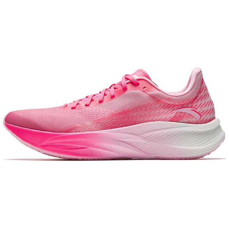 Anta C202 5th Gen Anti Slip Wear Resistant Low Top Carbon Plate Marathon Sprint Running Shoes Men's Red