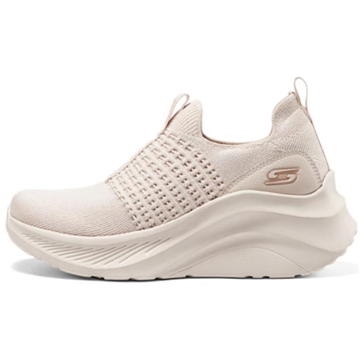 Skechers Cushioning Anti-Slip And Wear-Resistant Low-Top Casual Shoes Women's Natural