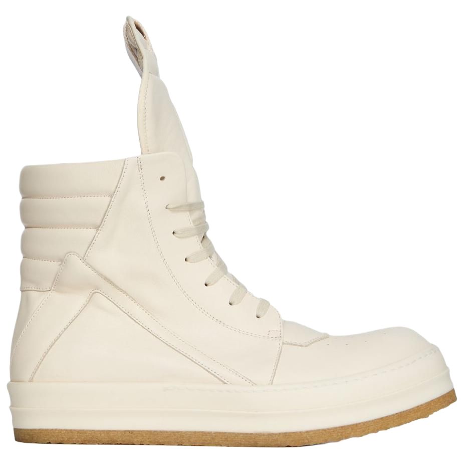 RICK OWENS/RO Geobasket High top Skateboard Shoes Men's White