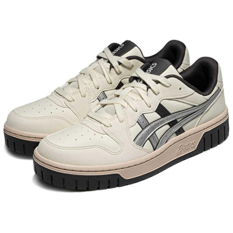 Asics Court Mz 2.0 Cushioning Wear-Resistant Low-Top Skateboard Shoes Unisex Beige