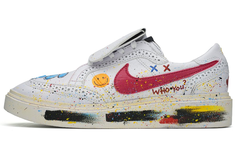 Nike Kwondo Low-Top Skateboard Shoes Unisex White