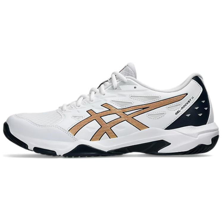Asics Gel Rocket 11 White Pure Gold