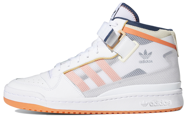 Adidas Originals Forum Mid Tt White Acid Orange