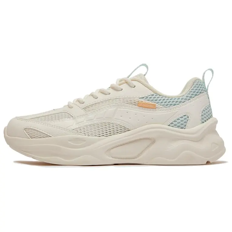 361° Breathable Lightweight Rebound Low top Casual Shoes Women's Feather White Sheer Blue