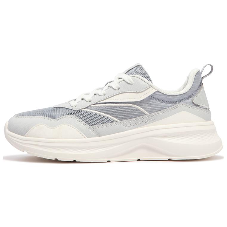 361° Slip-Resistant Low-Top Casual Shoes Women's White Gray