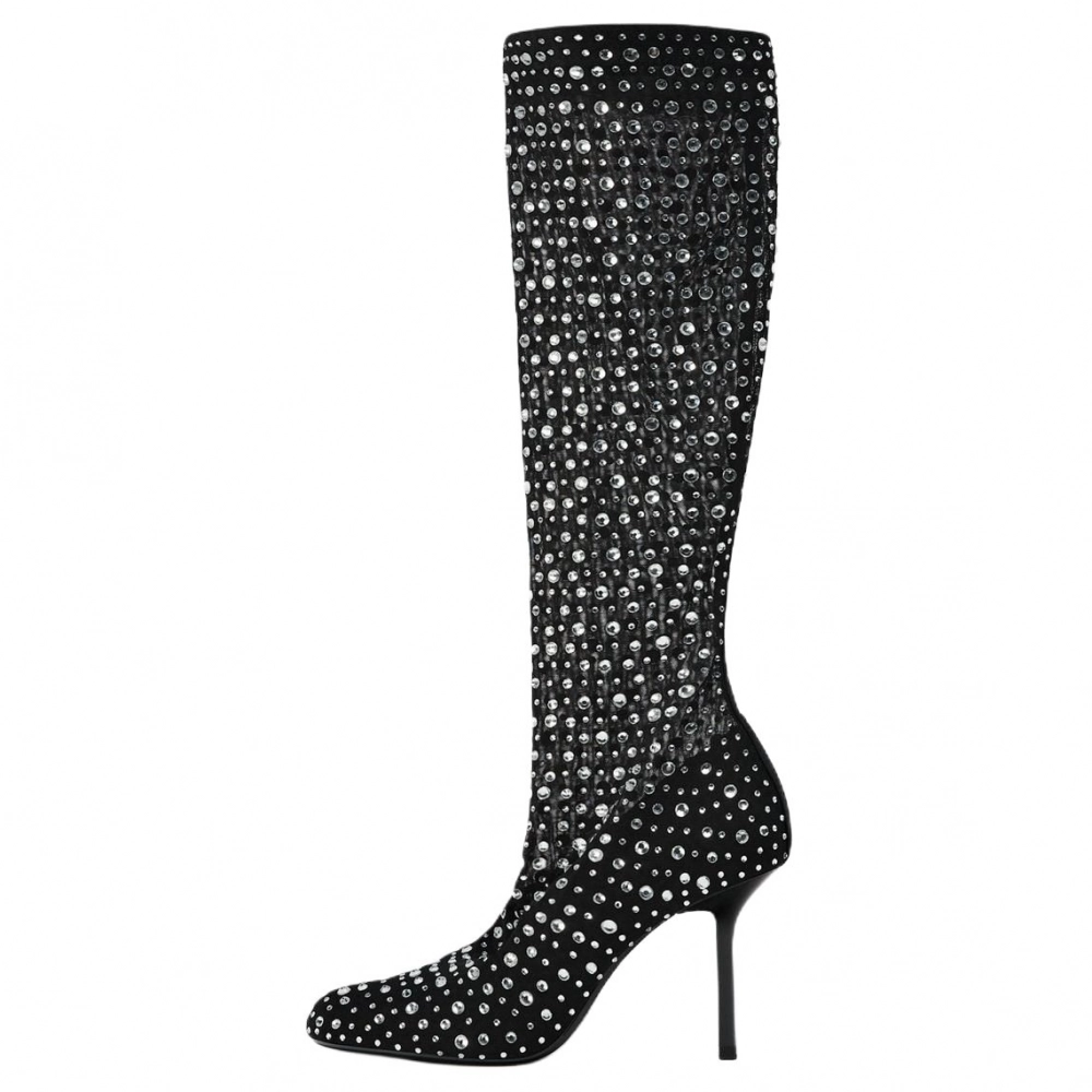 ZARA Knee high Boots Women's Black
