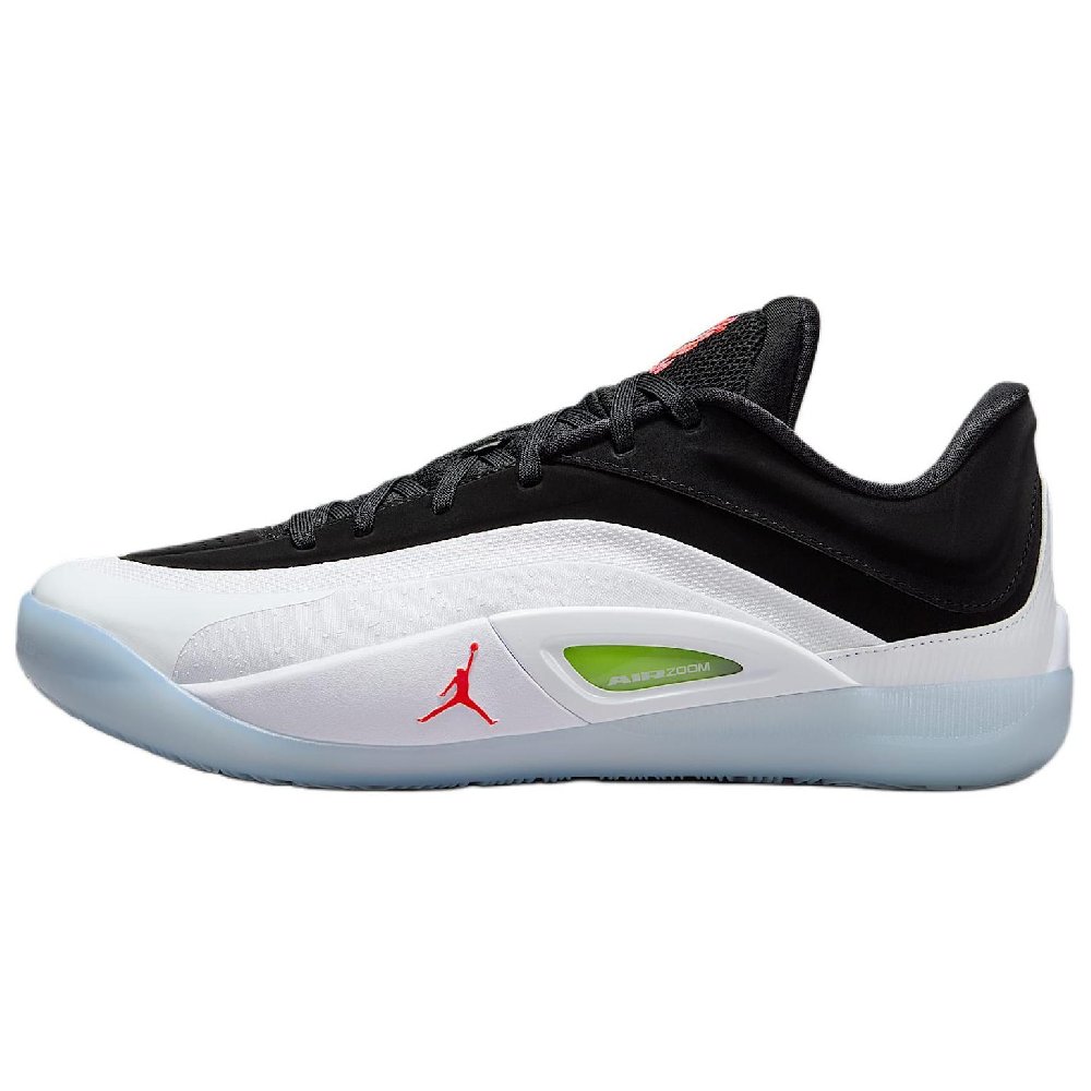 Jordan Zion 4 Anti Slip Wear Resistant Low Top Basketball Shoes Men's White Black