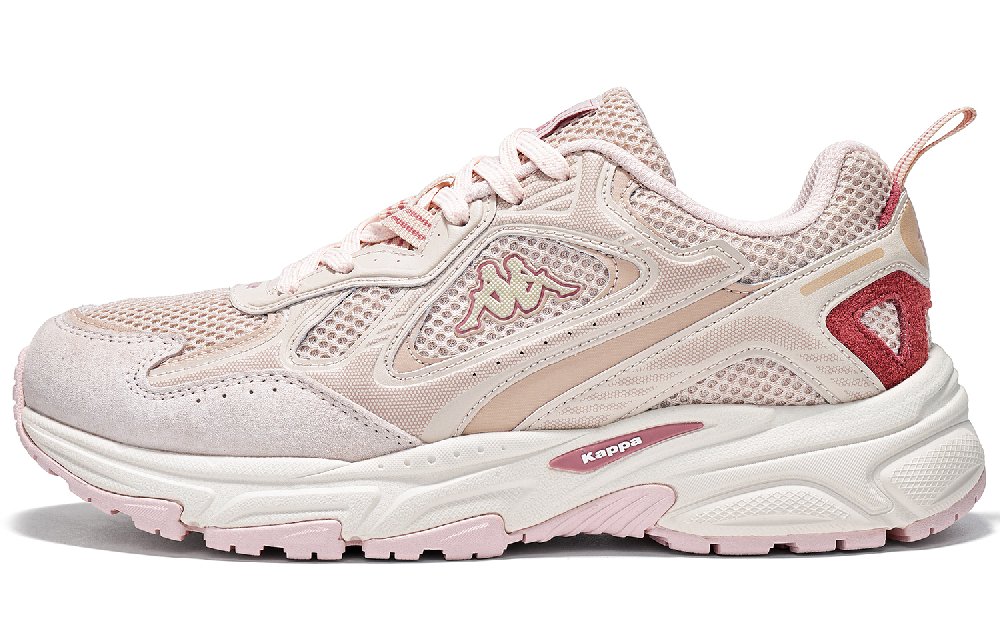 Kappa Anti-Slip Wear-Resistant Low-Top Chunky Sneakers Women's Pink