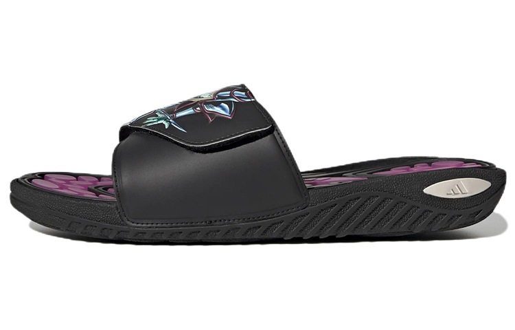 Adidas Reptossage Hook And Loop Slides Yu Gi Oh! Dark Magician