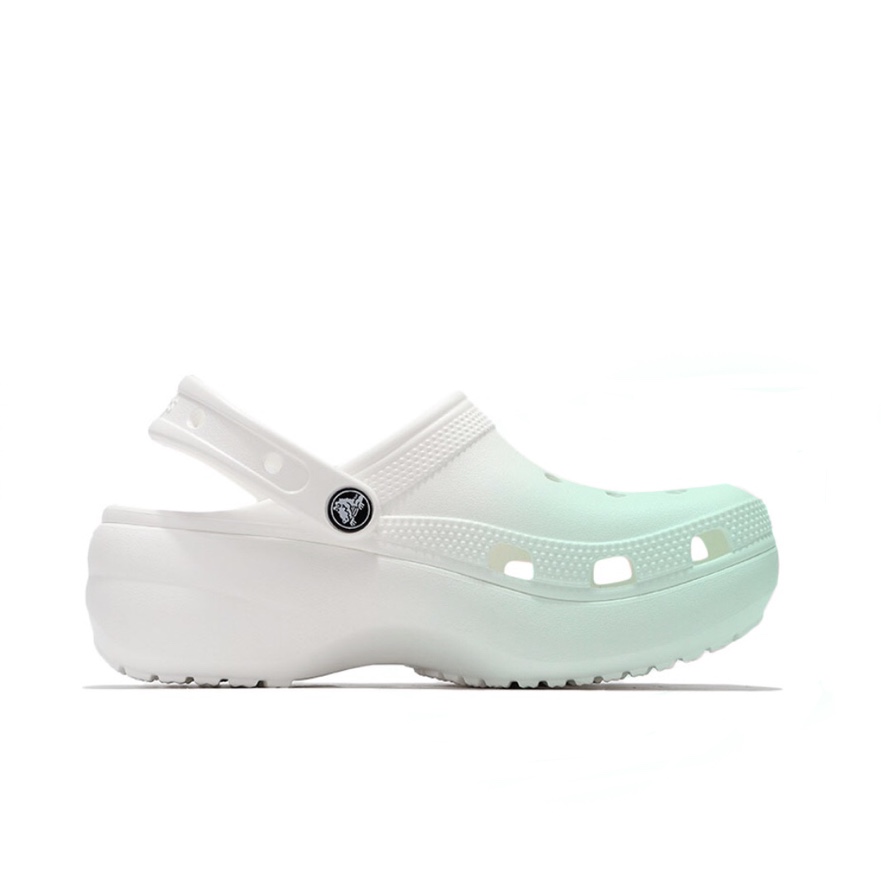 Crocs Classic Platform Clog Mint Claw, Beach Girlish Campus Style Clogs Unisex Green купить в интернет-магазине Yoocart с быстрой доставкой по России.