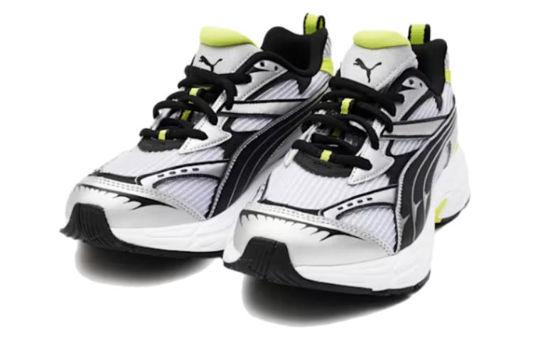 PUMA Morphic Cushioning Anti-Slip And Wear-Resistant Low-Top Running Shoes Men's White Silver купить в интернет-магазине Yoocart с быстрой доставкой по России.